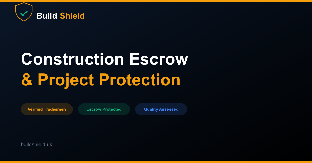 BuildShield — Construction Escrow & Project Protection